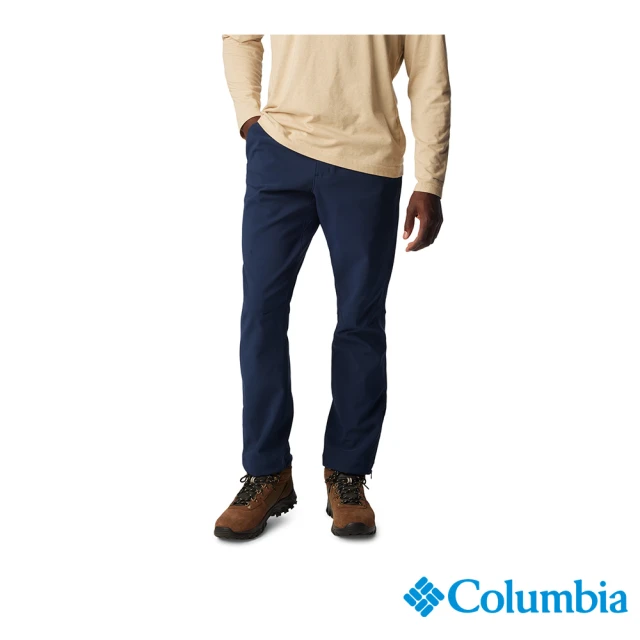 Columbia 哥倫比亞 男款-Passo Alto™鋁點保暖防潑長褲-深藍(UAE30440NY/HF 秋冬款)