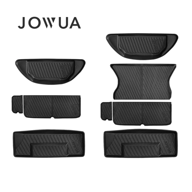 JOWUA 特斯拉 TESLA Model X 2023+ 立體防水行李廂墊(防泥沙 防灰塵 防水)