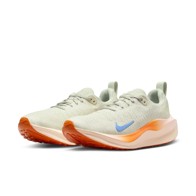 NIKE 耐吉 慢跑鞋 女鞋 運動鞋 緩震 W REACTX INFINITY RUN 4 白橘 DR2670-007