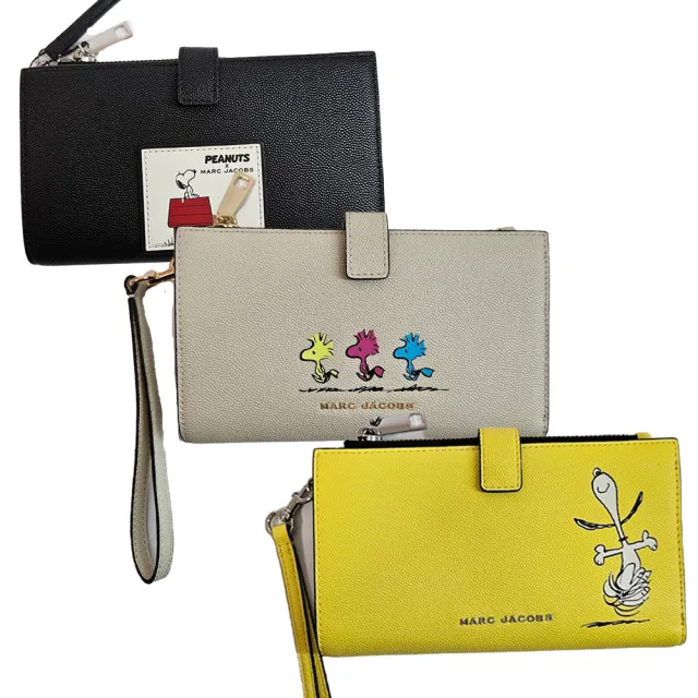 MARC JACOBS 馬克賈伯】Marc jacobs × snoopy 限量PVC萬用夾三色可選