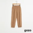 【gozo】MOMO獨家款★限量開賣 雙排釦縮口長褲(兩色)