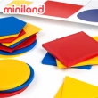 【西班牙Miniland】形量邏輯塊60入提桶組(STEM/玩教具/訓練觀察力/形狀分析/西班牙原裝進口)