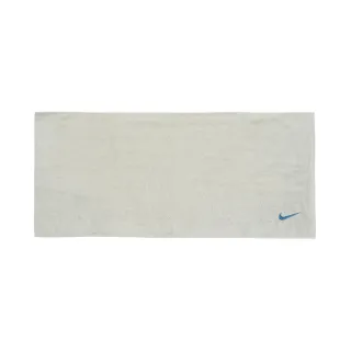 【NIKE 耐吉】毛巾 Solid Core Towel 灰 藍 運動毛巾 戶外 純棉 刺繡 小勾(N100154105-0NS)