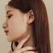 【MiiK】夾式耳環 耳夾 無耳洞 《光的盡頭》(水晶 長耳環 耳環夾式耳環)