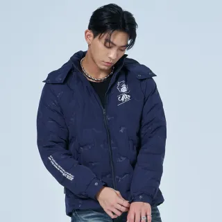 【BLUE WAY】男裝 迷彩壓光無縫羽絨 外套-地藏小王