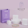 【Kelly”s】18K金 10分 鑽石項鍊 方塊型(鑽石項鍊 18K金項鍊 0.2克拉)