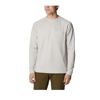 【Columbia 哥倫比亞 官方旗艦】男款-Black Mesa™快排長袖上衣-卡其(UAE58880KI/HF)