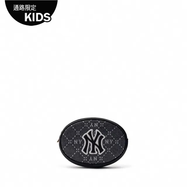 【MLB】童裝 腰包 兒童包包 MONOGRAM系列 紐約洋基隊(7AHSMD23N-50BKS)
