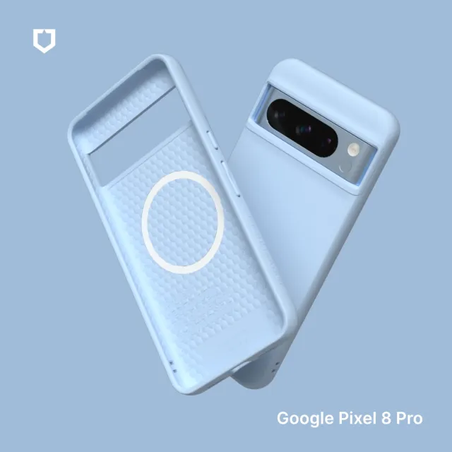 【RHINOSHIELD 犀牛盾】Google Pixel 8/8 Pro SolidSuit MagSafe兼容 磁吸手機保護殼(經典防摔背蓋殼)