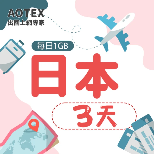 CPMAX 日本旅遊上網 7天每日3GB 高速流量 Doco