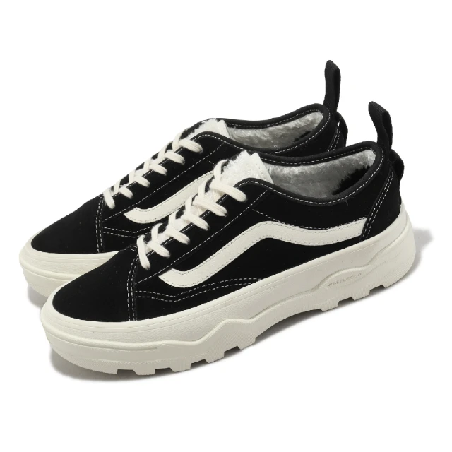 VANS 休閒鞋 Sentry Old Skool WC 男鞋 女鞋 黑 白 麂皮 內襯絨毛 鋸齒底 厚底(VN0A4BVMBLK)