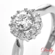 【DOLLY】0.50克拉 14K金求婚戒完美車工鑽石戒指(048)