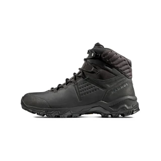 【Mammut 長毛象】Mercury IV Mid GTX Men 中筒皮革登山鞋 男款 黑色 #3030-04710