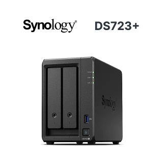 Synology 群暉科技Synology 群暉科技 搭希捷 4TB x2 ★ DS723+ 2Bay NAS 網路儲存伺服器