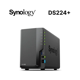 Synology 群暉科技Synology 群暉科技 搭WD 4TB x2 ★ DS224+ 2Bay NAS 網路儲存伺服器
