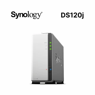 Synology 群暉科技Synology 群暉科技 搭HAT3300 8TB x1 ★ DS120j 1Bay NAS 網路儲存伺服器