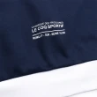 【LE COQ SPORTIF 公雞】休閒潮流連帽T恤 男女款-經典紅藍白色-LWS23207