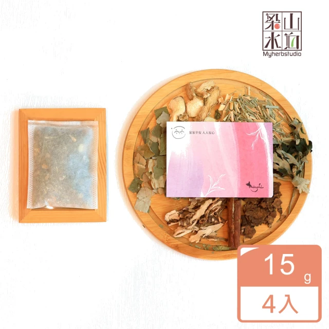 梁山水泊 春神奕奕平安足浴包(菖浦/檸檬草/艾草/15gx4入)