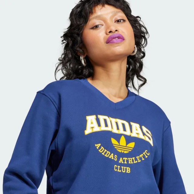 Adidas mock clearance neck moto sweatshirt