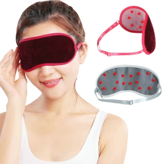 【AOAO】紅遠外磁石眼罩 無線熱敷眼罩 睡眠眼罩 助眠眼罩