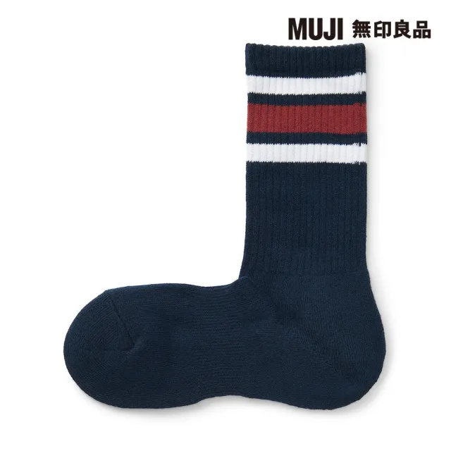 【MUJI 無印良品】男棉混足底圈絨厚織直角襪(共4色)