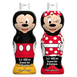 【Disney 迪士尼】2合1沐浴洗髮精 400ml-任選(萌Q收藏版)