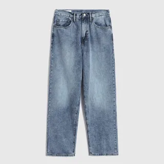 【GAP】男裝 寬鬆牛仔褲-藍色(462864)