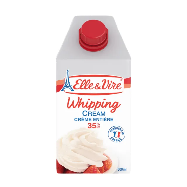 【Elle&Vire 愛樂薇】法國 打發鮮奶油500ml(Whipping Cream 35% Fat)