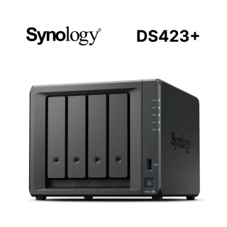 Synology 群暉科技 搭HAT3300 6TB x2 ★ DS423+ 4Bay NAS 網路儲存伺服器