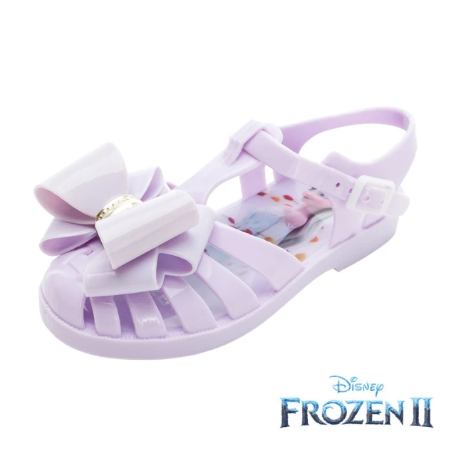 Disney 迪士尼Disney 迪士尼 正版童鞋 冰雪奇緣 休閒涼鞋/透氣 防水 超實穿 台灣製 紫(FNKT37157)
