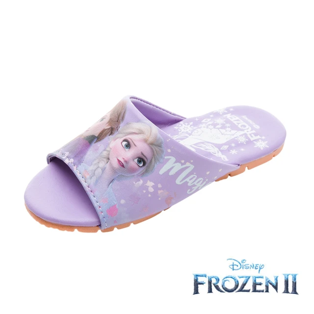 Disney 迪士尼 正版童鞋 冰雪奇緣 休閒涼鞋/透氣 防