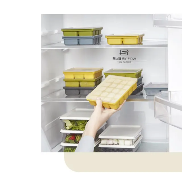 【TGM】馬卡龍 頂級矽膠副食品冷凍儲存/分裝盒 2入組(馬卡龍、副食品、儲存盒)