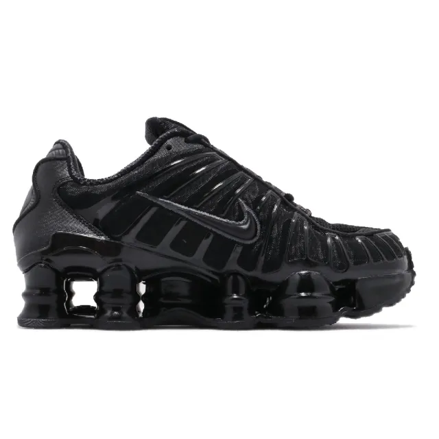 【NIKE 耐吉】Nike 休閒鞋 Wmns Shox TL 黑 全黑 女鞋 男鞋 彈簧鞋 復古 運動鞋(AR3566-002)