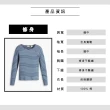 【LEVIS 官方旗艦】Silver Tab銀標系列 女款 復古條紋U領T恤 / 修身版型 藍 熱賣單品 A5940-0004