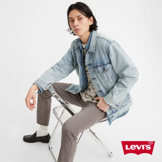 【LEVIS 官方旗艦】男款 寬鬆版牛仔外套 / 精工輕藍染洗舊X微磨損破壞細節 人氣新品 A5782-0002