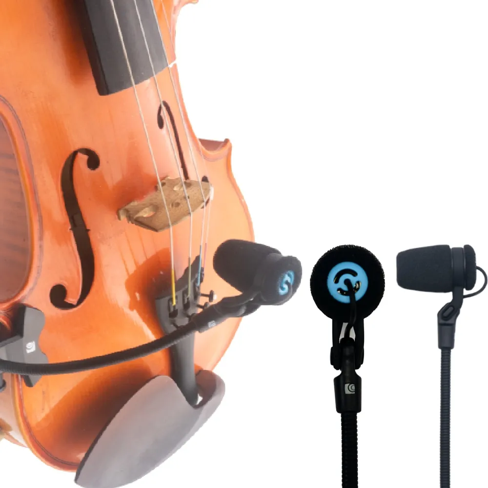【CAROL 佳樂電子】GO-31 樂器專用麥克風 + GO-33 搭配支架使用 小提琴(樂器專用 清晰音質)