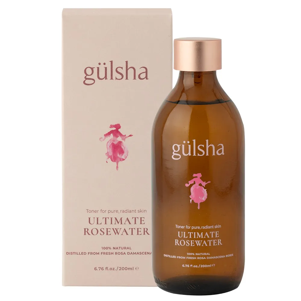 【gulsha】古爾莎大馬士革極致玫瑰純露 200ml(玫瑰水 化妝水 土耳其玫瑰水)