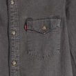【LEVIS 官方旗艦】男款 寬鬆版牛仔襯衫 / 精工灰黑水洗 熱賣單品 A1919-0016