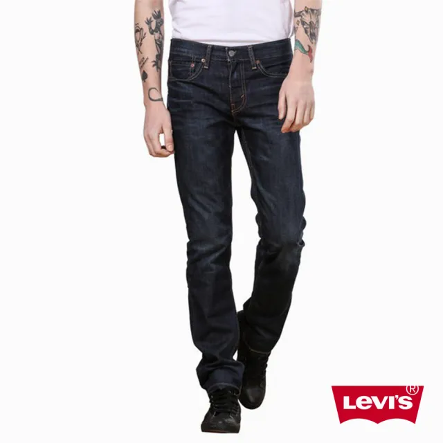 【LEVIS 官方旗艦】男款 511 低腰修身窄管牛仔褲 / 原色基本款 / 彈性布料 人氣新品 04511-2406