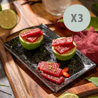 【蓬萊格格食府】厚豬肉乾黑胡椒3件組-窄版(150gx3)