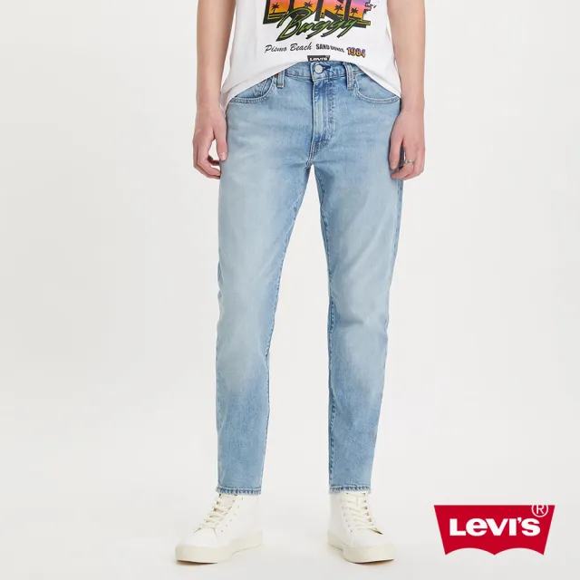 【LEVIS 官方旗艦】男 上寬下窄 512低腰修身窄管牛仔褲/輕藍染水洗/天絲棉/彈性布料 熱賣單品 28833-1183