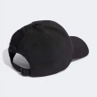 【adidas 愛迪達】帽子 棒球帽 運動帽 遮陽帽 BBALLCAP LT EMB 黑 IB3244(3271)