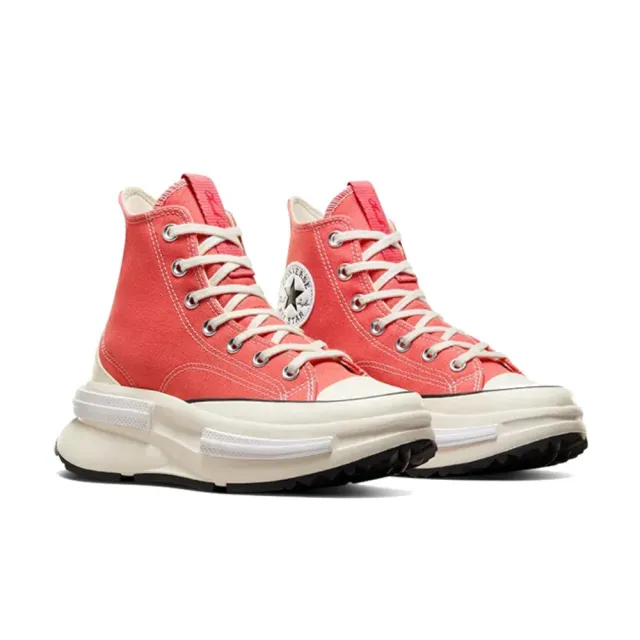 【CONVERSE】休閒鞋 女鞋 帆布鞋 運動 厚底 增高 RUN STAR LEGACY CX HI LATE NIGHT EMBER 珊瑚橘 A05486C