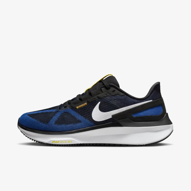 NIKE 耐吉NIKE 耐吉 Air Zoom Structure 25 男 慢跑鞋 運動 路跑 支撐 緩震 黑藍(DJ7883-003)