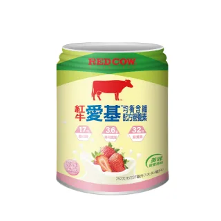 【紅牛愛基】均衡含纖配方營養素(草莓口味24入X3共72入)