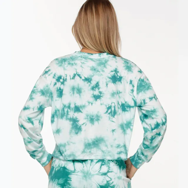 【Lorna Jane】Grunge Tie Dye 渲染長袖運動上衣-有氧 瑜珈 健身 重訓 飛輪 皮拉提斯(長袖運動上衣)