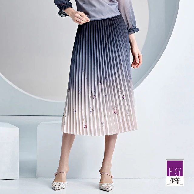 ILEY 伊蕾 經典芭比名媛風H型洋裝(紫色；M-L；123