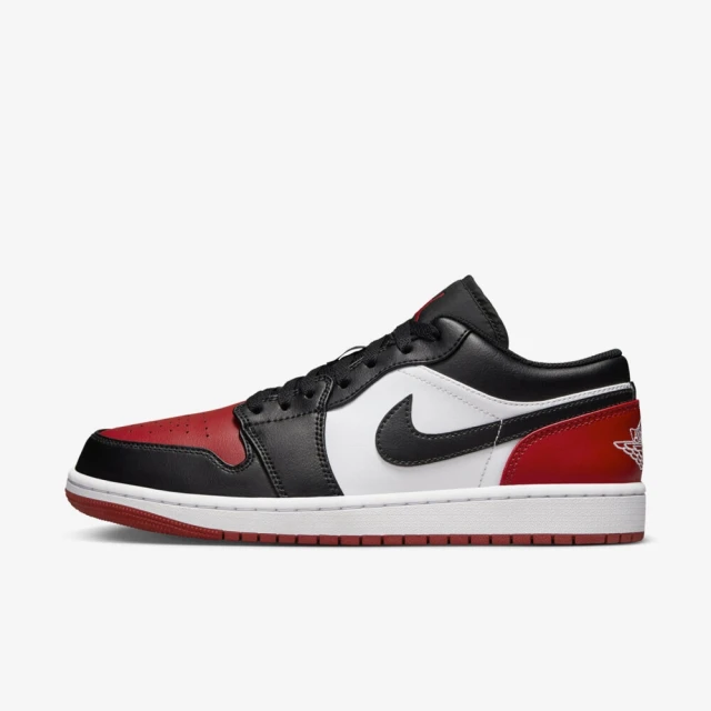 Jordan Air Jordan 1 Low Bred Toe 芝加哥 黑紅腳趾 553558-161(Jordan1、黑紅、553558-161)