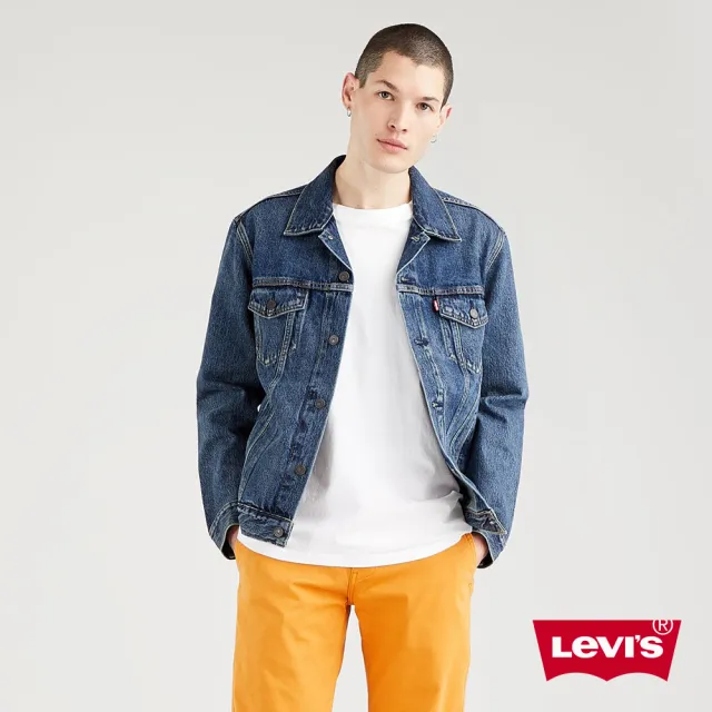 【LEVIS 官方旗艦】男款 牛仔外套 / Type3經典修身版型 / 精緻深藍洗舊 人氣新品 72334-0573