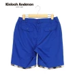 【Kinloch Anderson】英倫格紋彈性短褲 金安德森女裝(KA0682004 寶藍色)